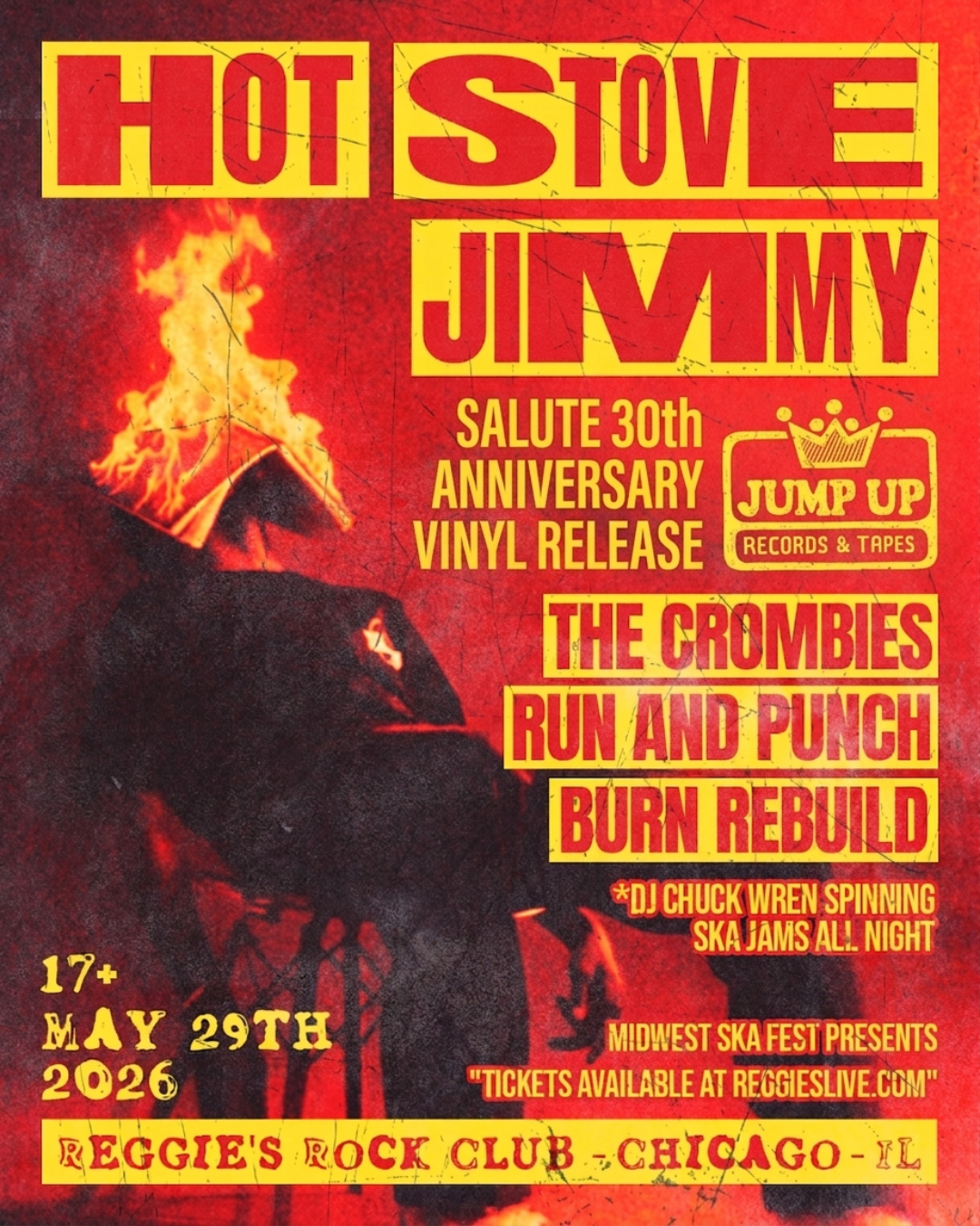 Reggie's Rock Club show poster